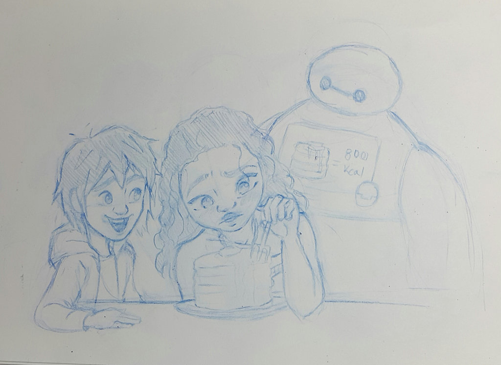 1024x746 Image - Pancake Sketch