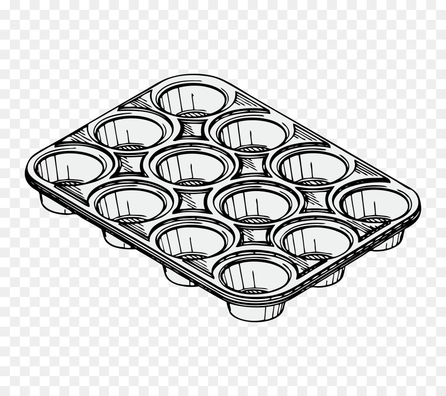 900x800 Muffin Tin Cupcake Pancake Clip Art - Pancake Sketch
