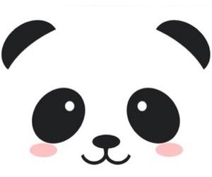 300x250 Gallery Cute Panda Face Drawing, - Panda Face Sketch