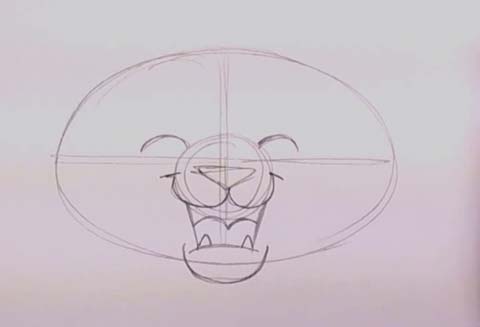 480x327 How To Draw A Panda Bear Face - Panda Face Sketch