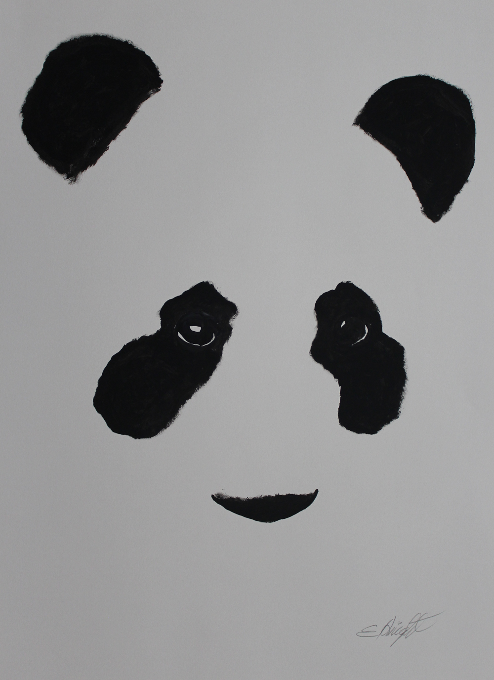 1000x1376 Animal Series - Panda Face Sketch