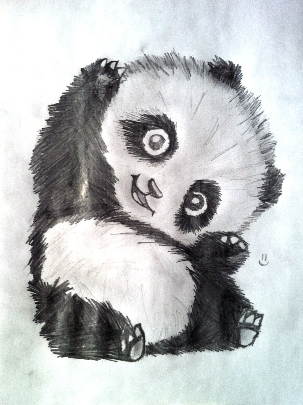 Panda Pencil Sketch at PaintingValley.com | Explore collection of Panda ...