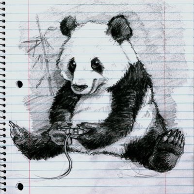 400x400 Grace Zacarias Aka Panda Sketch On Threadless - Panda Sketch
