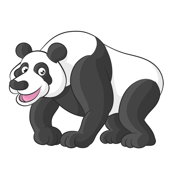 600x600 How To Draw A Panda Step By Step - Panda Sketch Step By Step