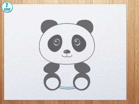 480x360 How To Draw A Panda Bear - Panda Sketch Step By Step