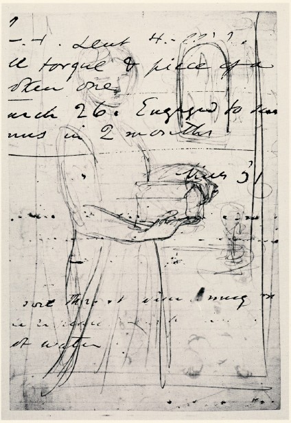 424x617 Pandora, Sketch - Pandora Sketch