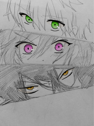 320x427 Pandora Hearts Eyes! Sketch And Digital. - Pandora Sketch