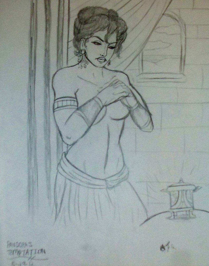 793x1008 Pandora Sketch By Medusa1893 - Pandora Sketch