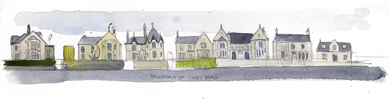 800x206 Panorama Sketch I Was Asked To Do A Painting To Show Off - Panorama Sketch