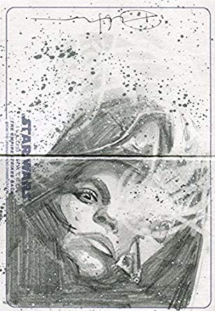 308x445 Star Wars Esb Illustrated Panorama Sketch Card By Danny Haas Of - Panorama Sketch