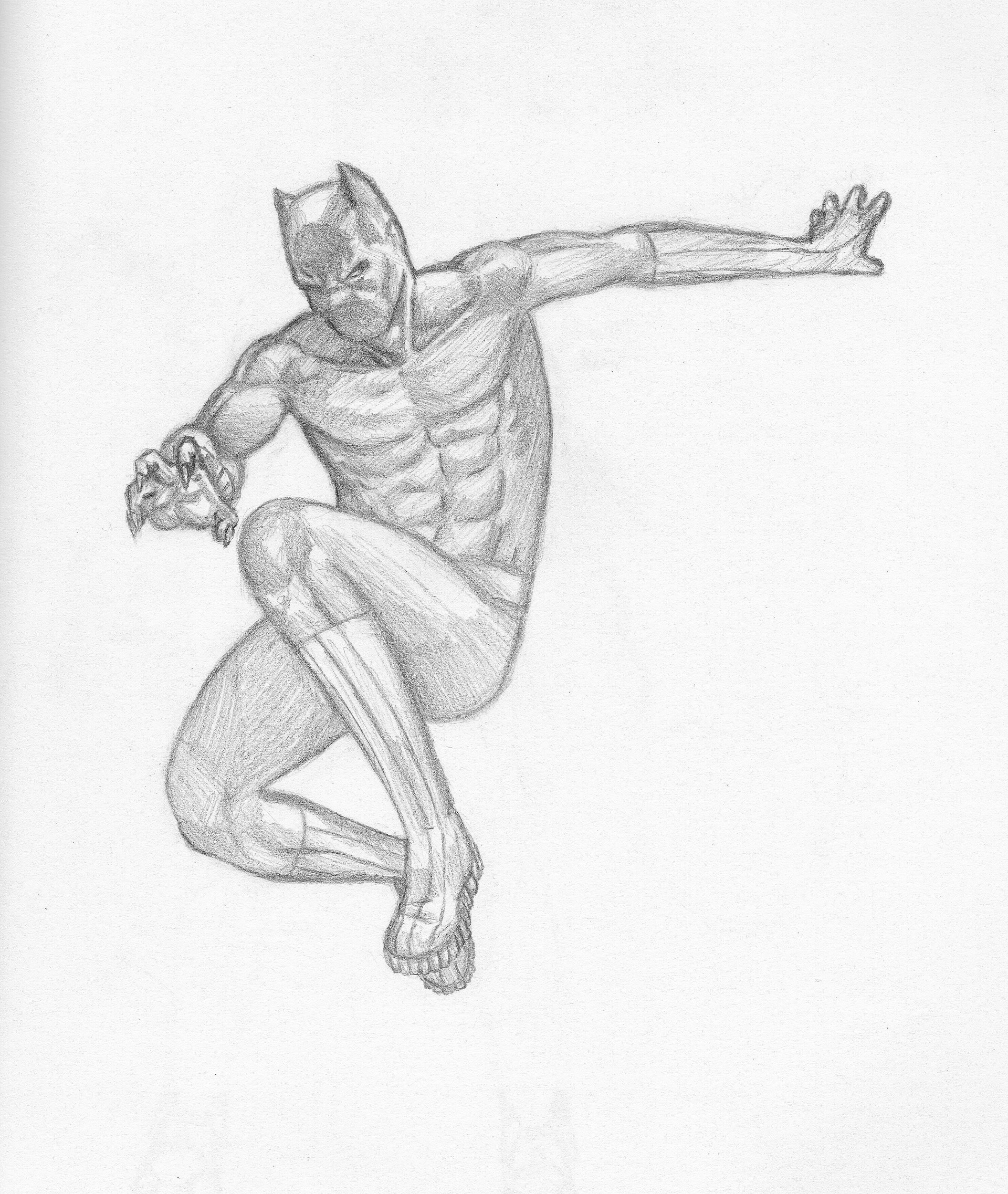 1920x2274 Ian Groff - Panther Sketch