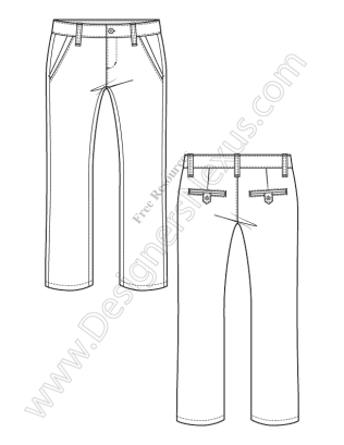 Pants Sketch at PaintingValley.com | Explore collection of Pants Sketch