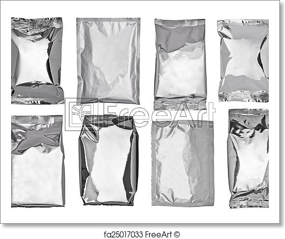 560x470 Free Art Print Of White Silver Aluminum Paper Bag Package Food - Paper Bag Sketch