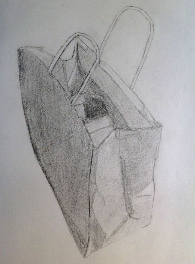 650x880 Bag To Basics - Paper Bag Sketch