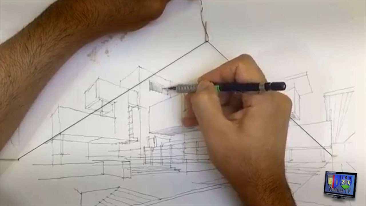 1280x720 How To Keep Perspective Right Quick Tip Perspective Drawing With - Paper Clip Sketch