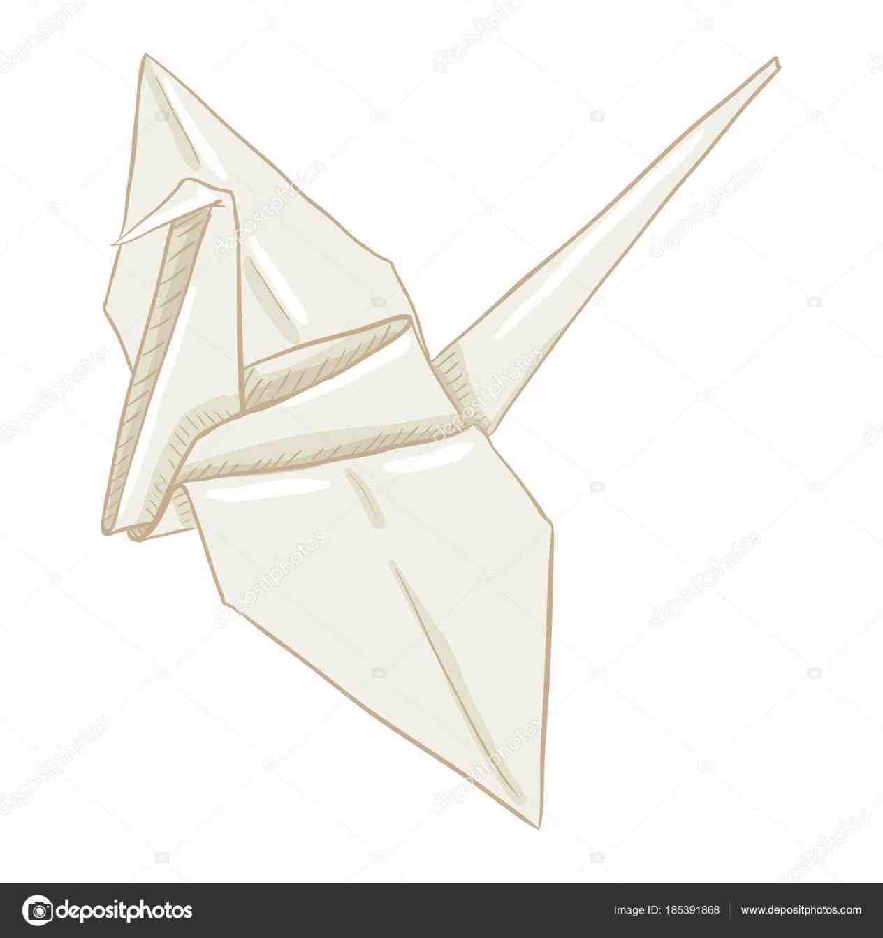 1264x1343 Origami Crane Drawing 25 Unique Paper Tattoo Ideas - Paper Crane Sketch