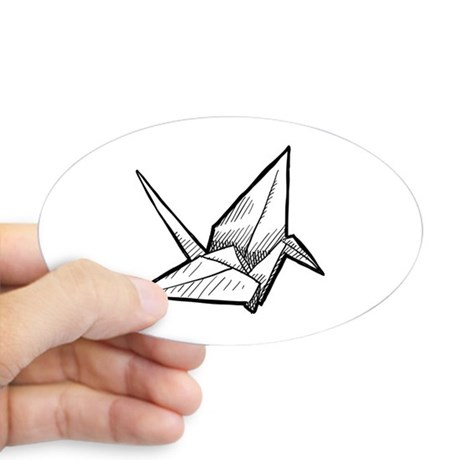 460x460 Origami Crane Gifts - Paper Crane Sketch