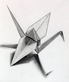 236x281 Image Result For Paper Crane Drawing Sketch Art - Paper Crane Sketch