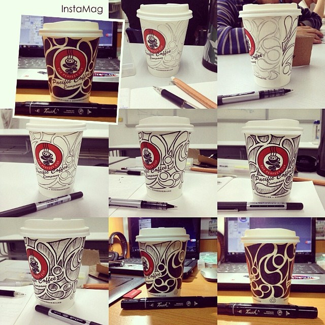 640x640 Drawing The - Paper Cup Sketch
