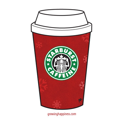 400x400 Paper Cups Growing Happiness - Paper Cup Sketch