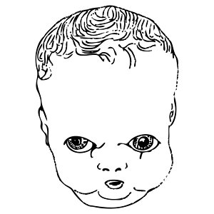 300x300 Paper Doll Drawings Fine Art America - Paper Doll Sketch