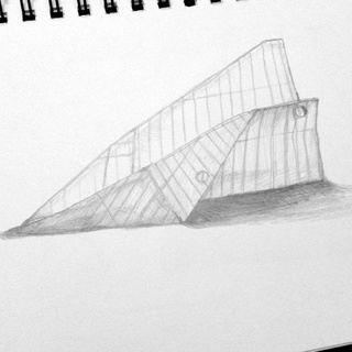 320x320 Paper Air Plane - Paper Plane Sketch