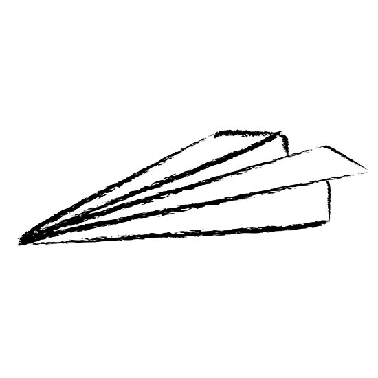 550x550 Paper Plane Sketch Posters By Viktoriia Redbubble - Paper Plane Sketch