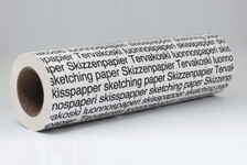 224x150 Tervakoski Detail Paper A4 Roll 297mm X 100m - Paper Roll Sketch