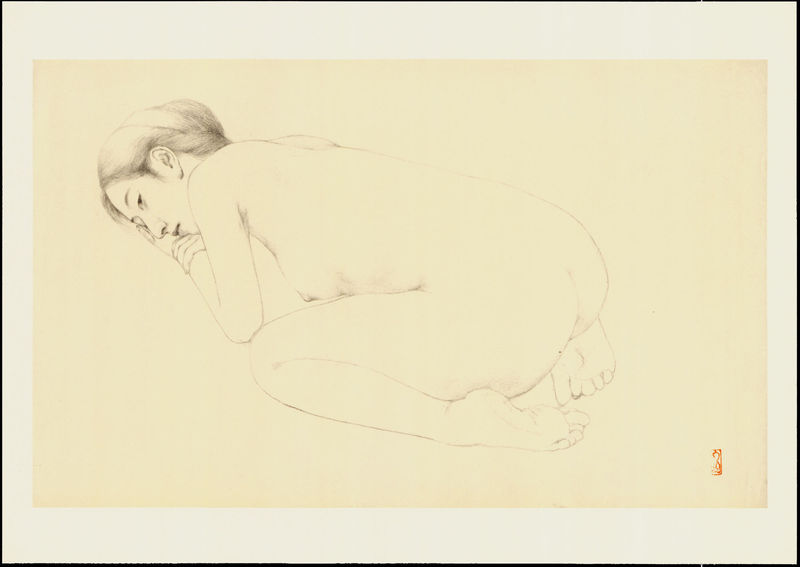 800x567 Goyo, Hashiguchi (1880 1921) Graphite On Paper Sketch 24 - Paper Sketch