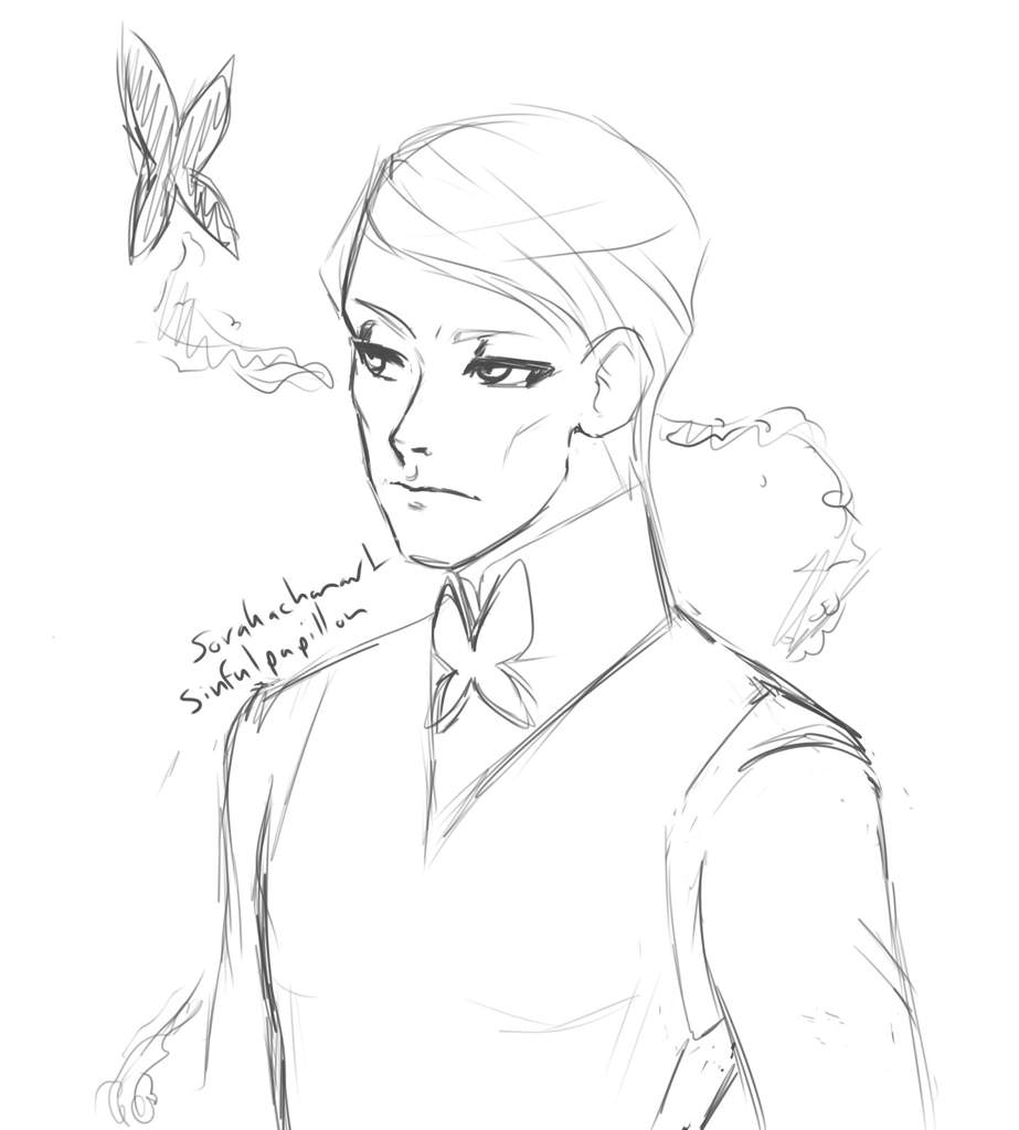 923x1024 Pv Papillon Sketch Miraculous Amino - Papillon Sketch