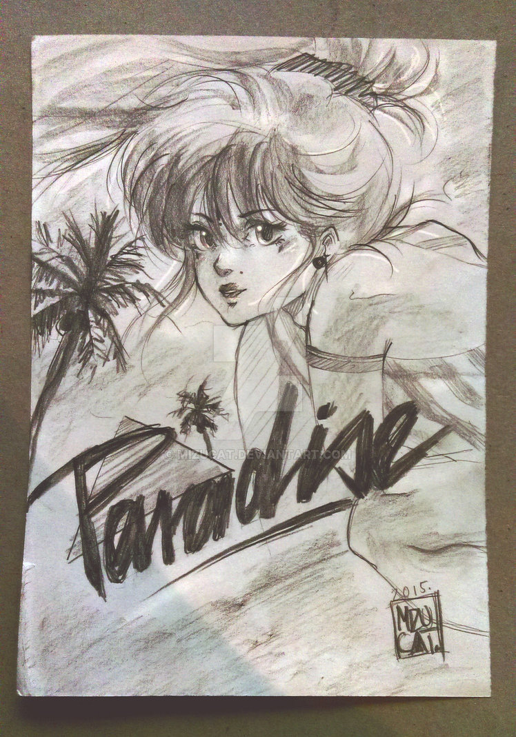 748x1069 Paradise Sketch By Mizucat - Paradise Sketch