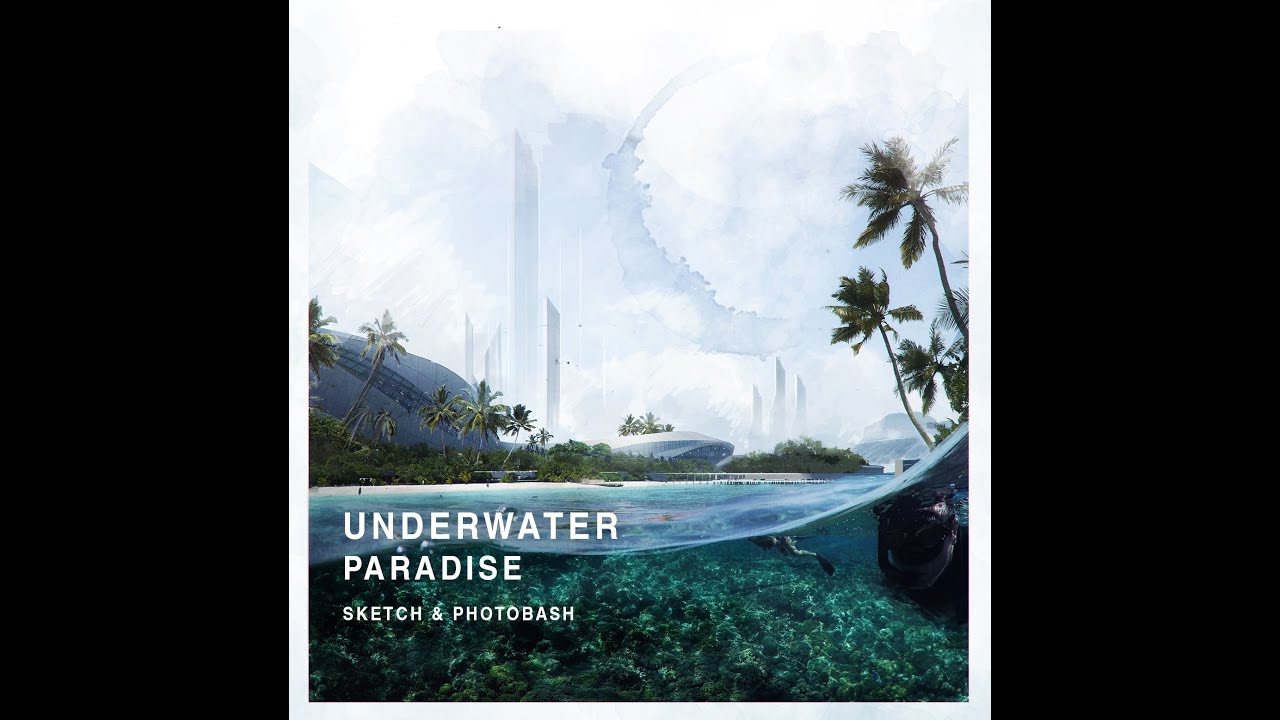 1280x720 Underwater Paradise - Paradise Sketch
