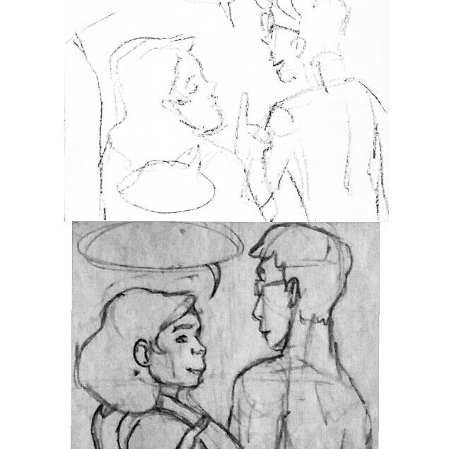 635x635 Pencils For On Of The Sunset Comic Pages. - Parents Sketch