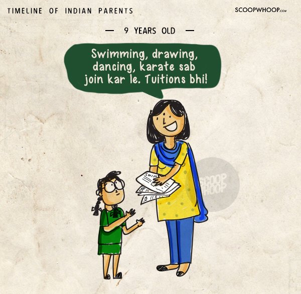 600x587 These Comics Sketch The Timeline Of An Indian Parent As They Grow - Parents Sketch