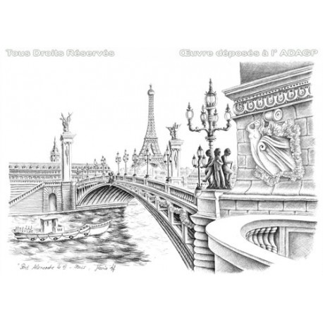 458x458 Drawn Eiffel Tower Paris Bridge - Paris Eiffel Tower Sketch
