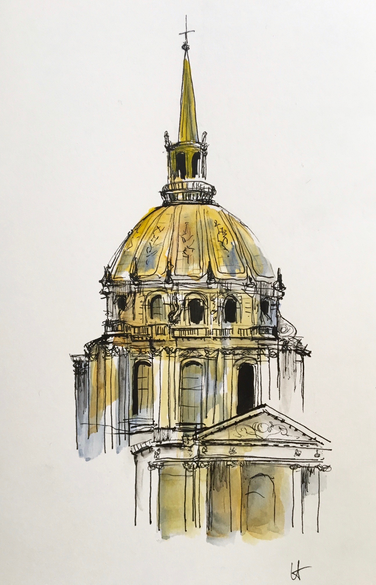 1296x2014 New Sketches Of Paris - Paris Sketch