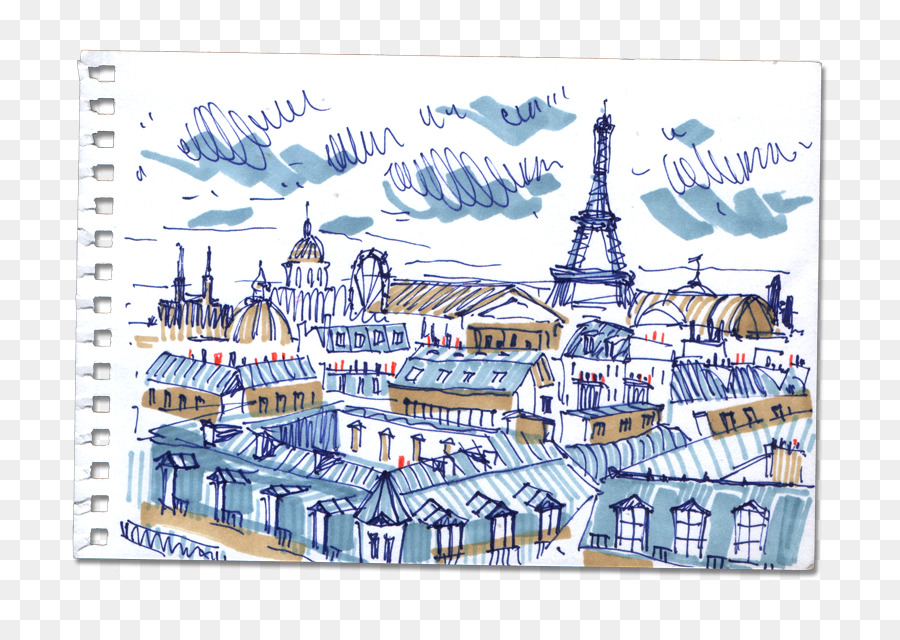 900x640 Recreation Animated Cartoon - Paris Sketch