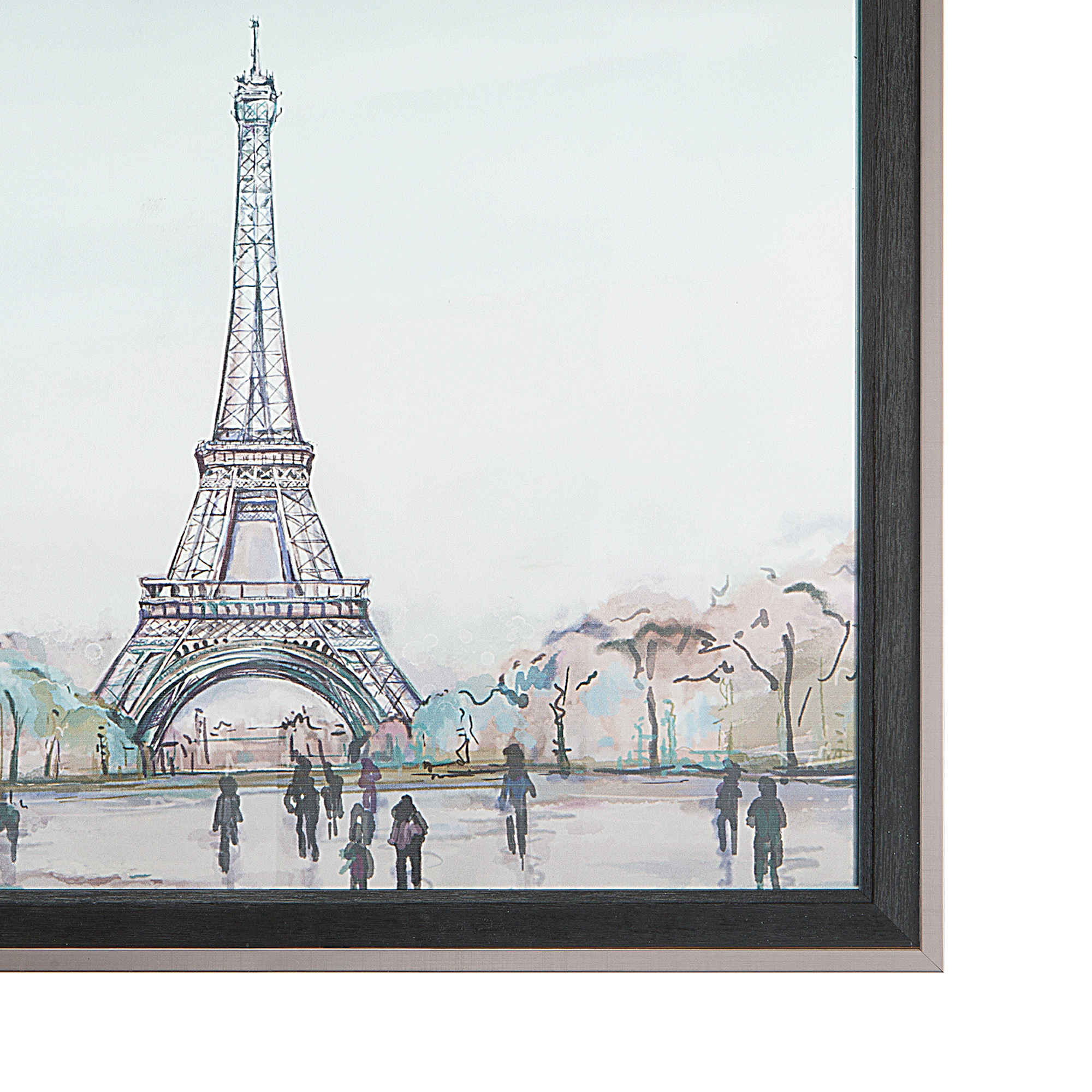 2000x2000 Watercolor Sketch Book Paris Wall Art - Paris Sketch Art