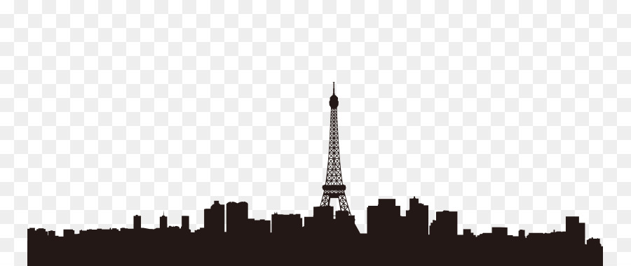 900x380 Paris Clipart Png Transparent ~ Frames ~ Illustrations ~ Hd Images - Paris Skyline Sketch