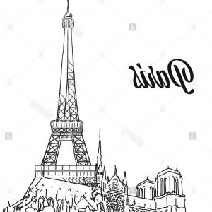 300x300 Royalty Free Stock Photo Vector Paris Skyline Silhouette File Eps - Paris Skyline Sketch