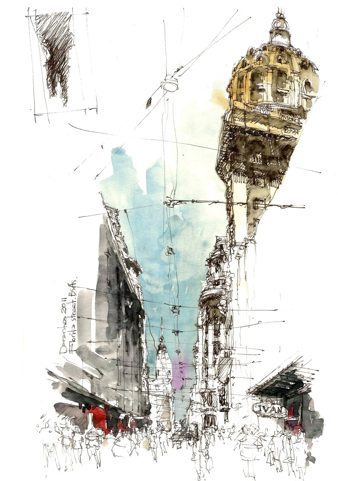 1126x1600 Sketch It On Paris Urban Sketchers - Paris Street Sketch