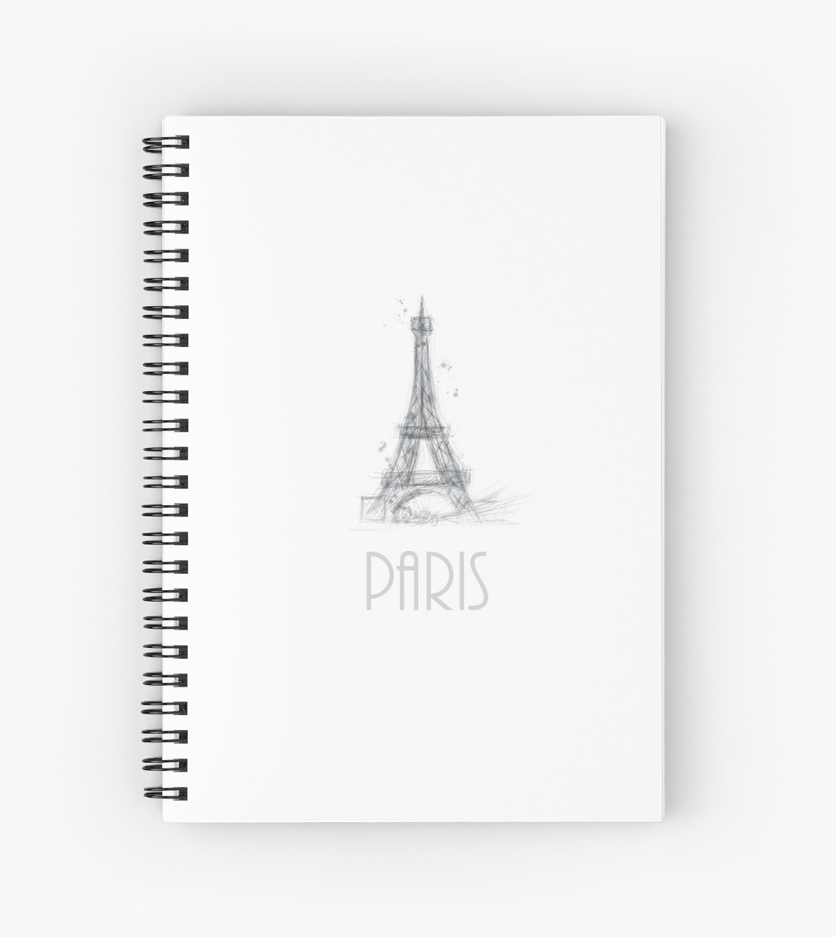 1171x1313 Eiffel Tower Paris Sketch Spiral Notebooks By Vane22april Redbubble - Paris Tower Sketch