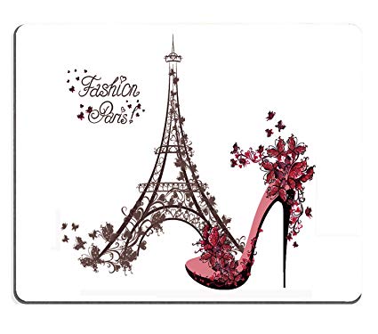 425x375 Wknoon Mouse Pad Fashion Paris Abtract Eiffel Tower - Paris Tower Sketch
