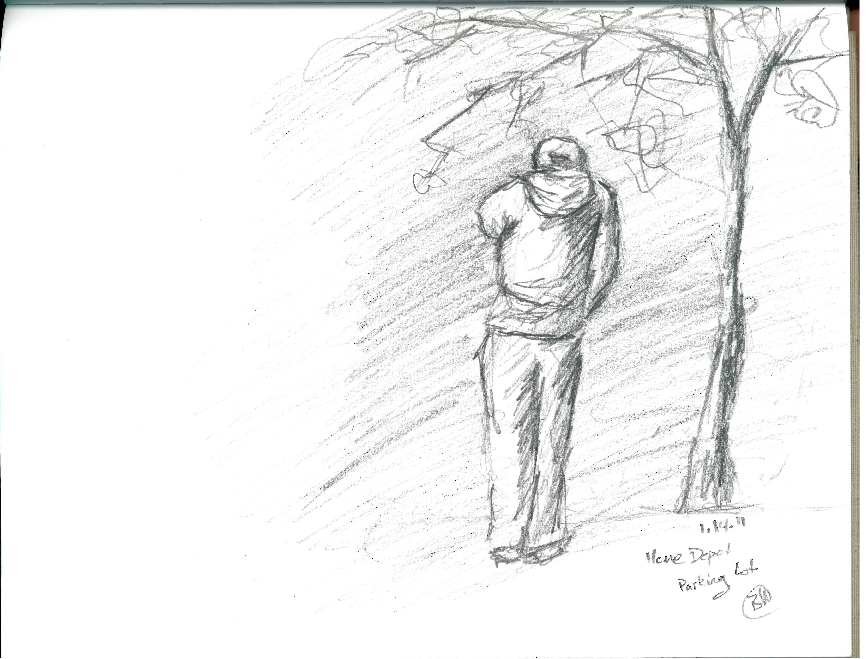 3328x2528 Manual Labor - Parking Sketch