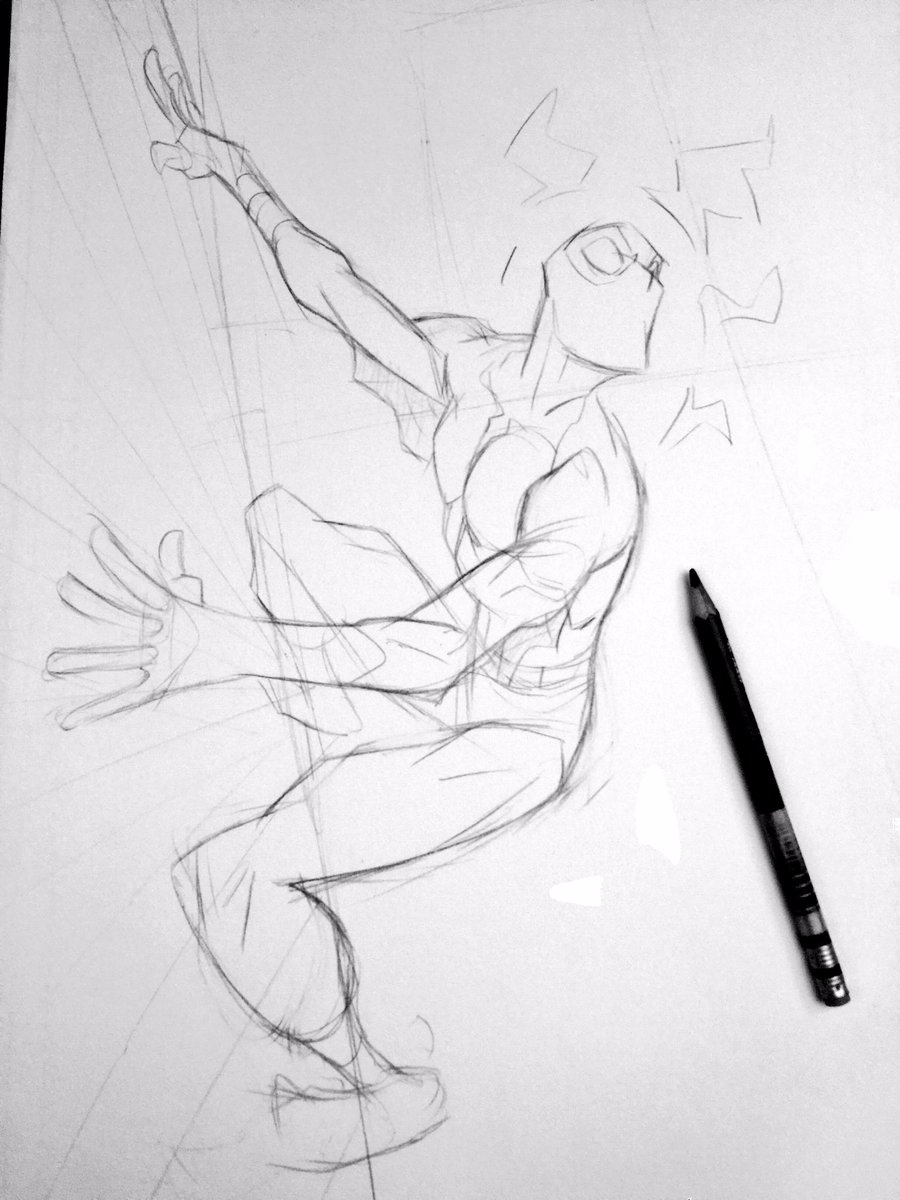 900x1200 Sean Galloway On Twitter - Parkour Sketch