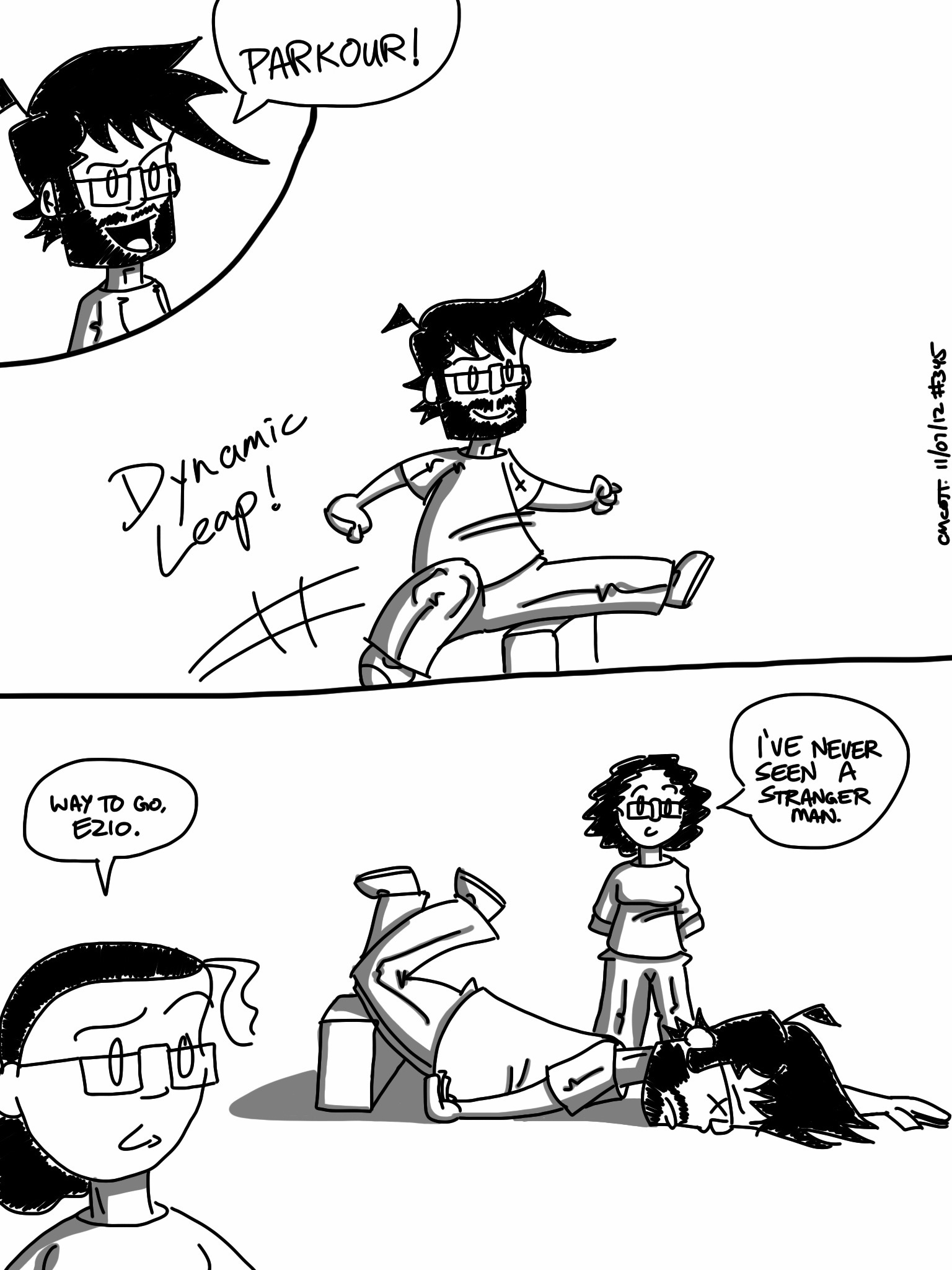 1536x2048 Parkour Sketches From Memory - Parkour Sketch