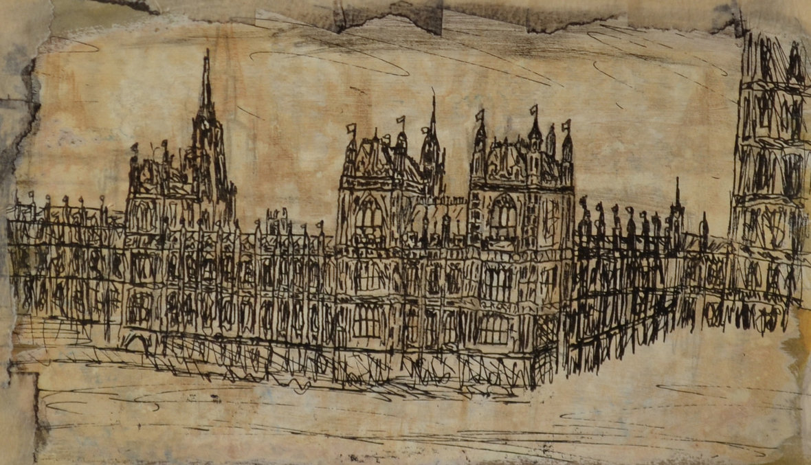 1180x677 Houses Of Parliament Sketch By Epicchaos450 - Parliament Sketch