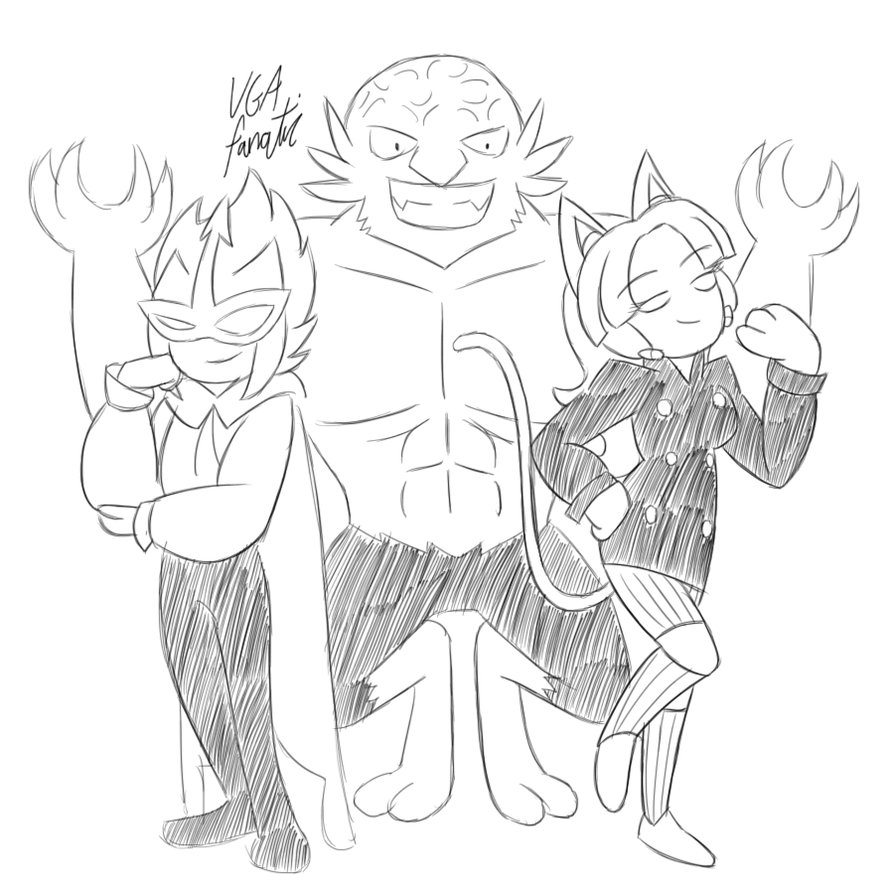 894x894 Twitter Sketch Parody Chimeras By Vgafanatic - Parody Sketch