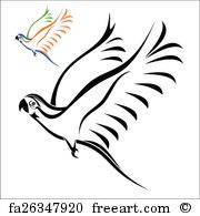 180x195 Free Parrot Sketch Art Prints And Wall Artwork Freeart - Parrot Sketch Images