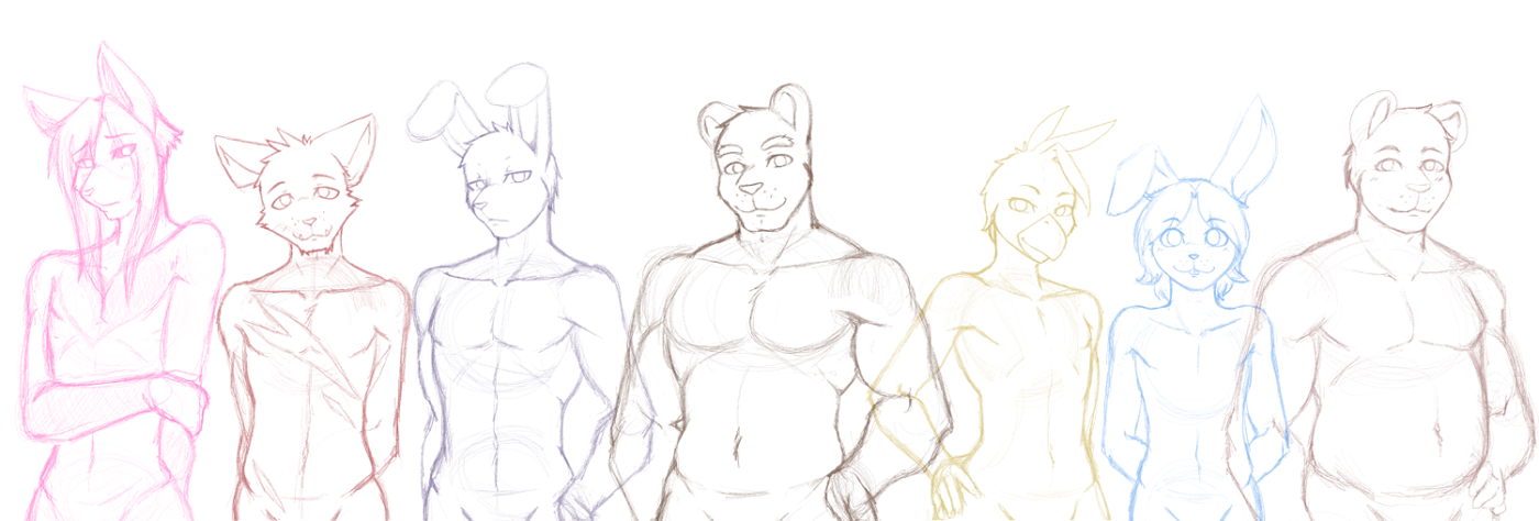 1400x474 Sketch Part Time - Part Sketch